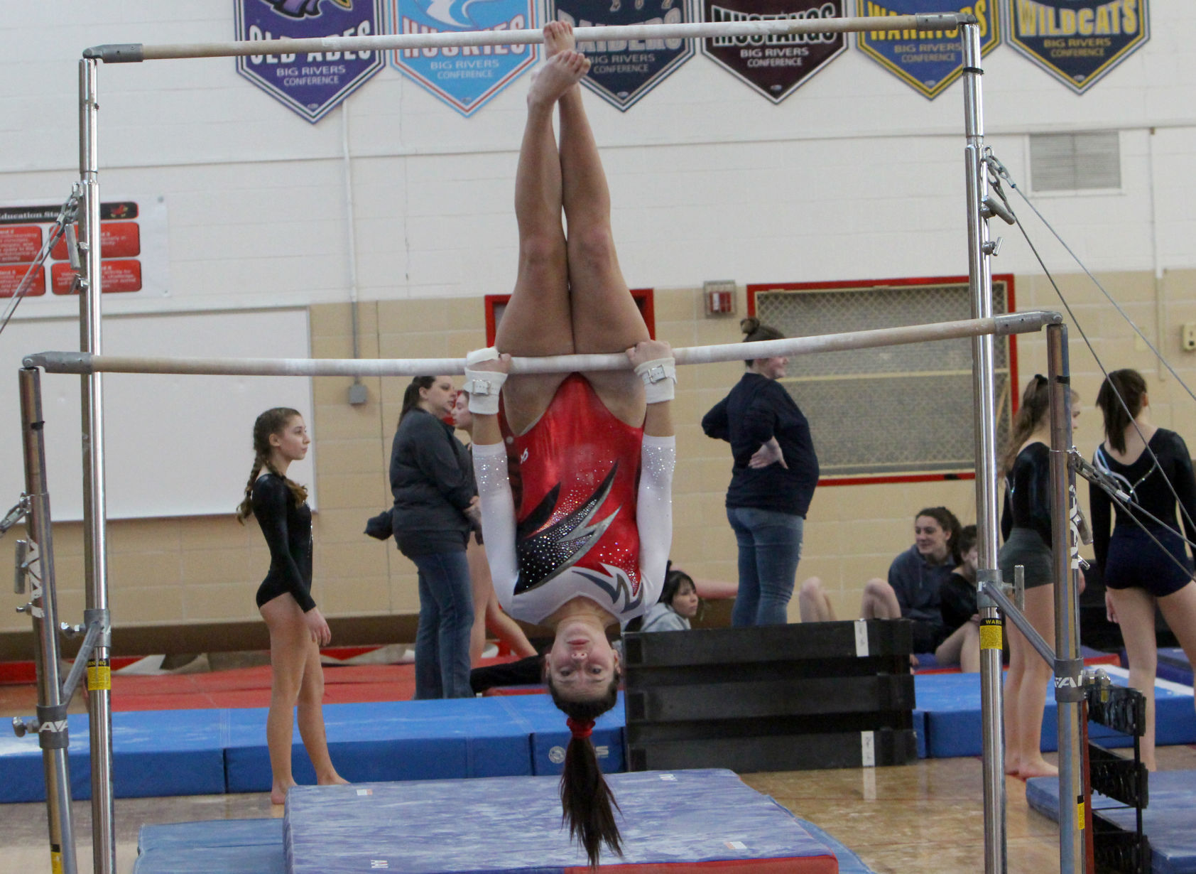 Big Rivers Conference Gymnastics Meet at Chippewa Falls 2-16-19